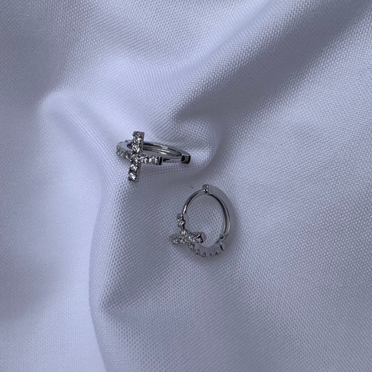Mini Hoops Cruz Silver 6mm