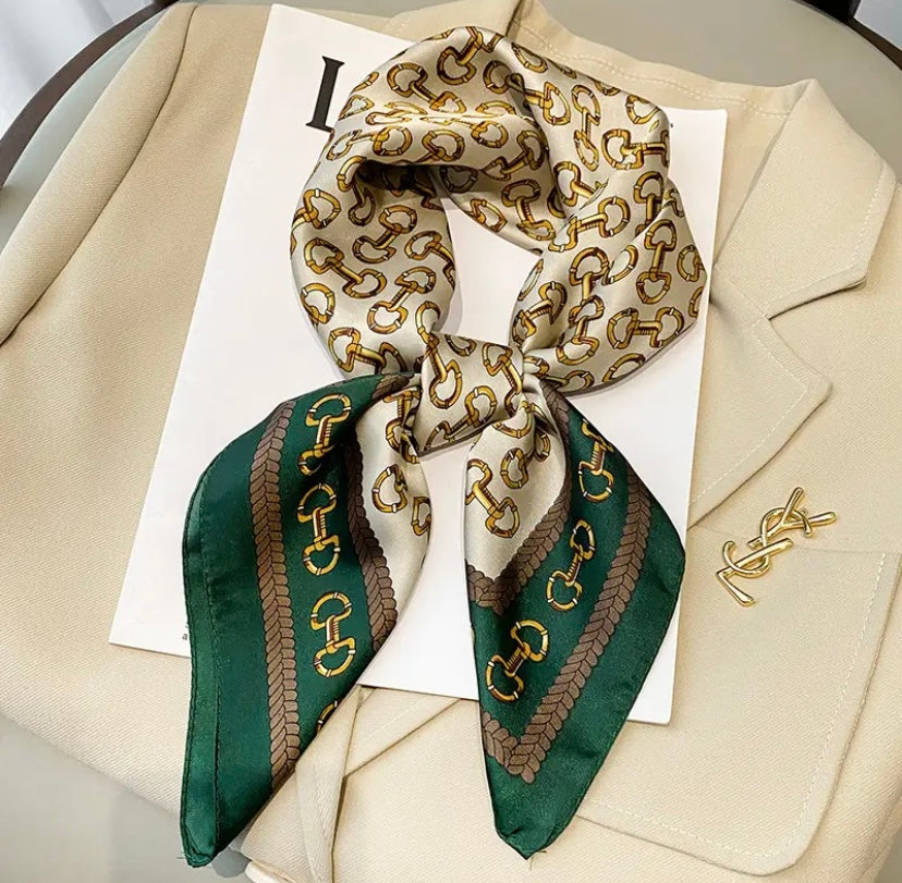 Bandana Beige & Green