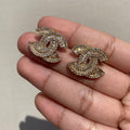 Studs Chanel Brillos Gold