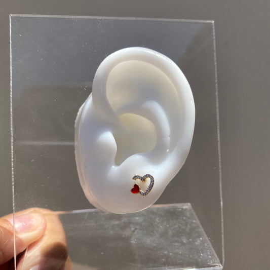 Piercing Corazon Doble