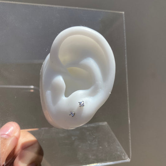 Par Piercings Dots Silver