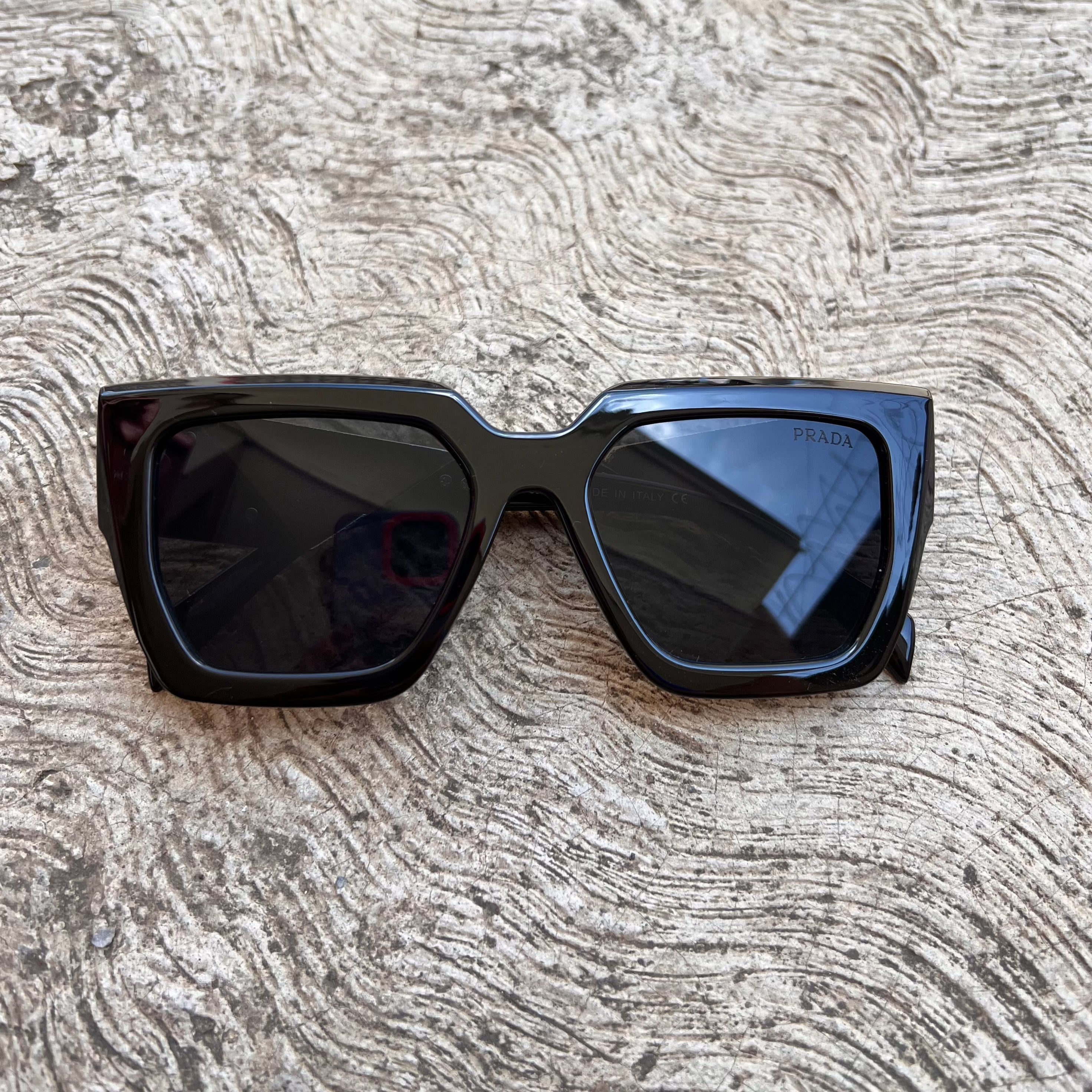 Lentes Prada XL Black & Silver