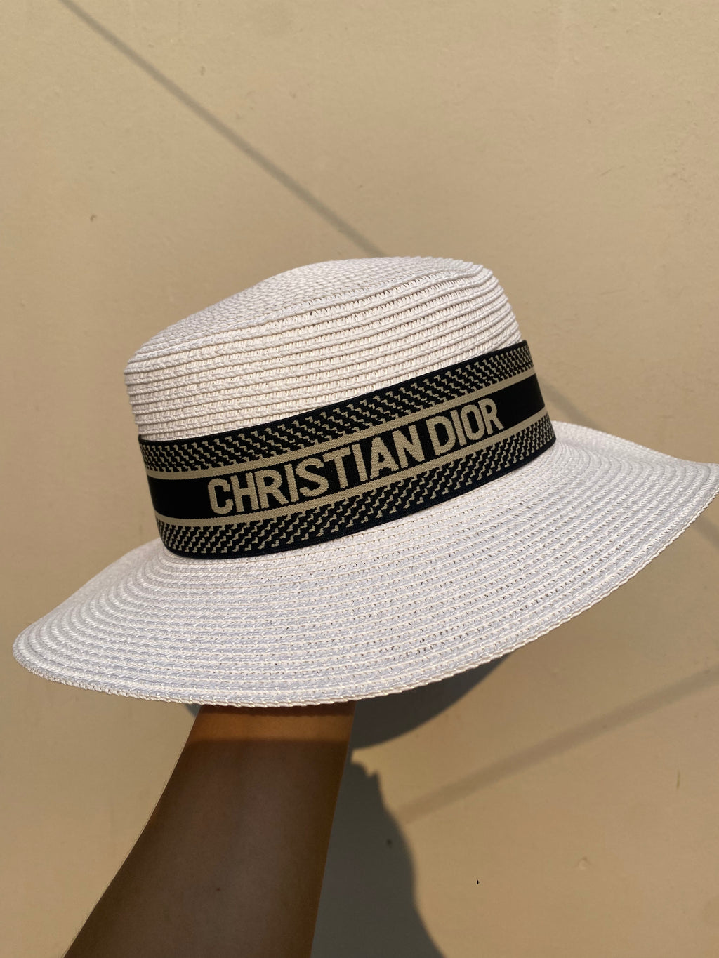 Hat Dior Blanco