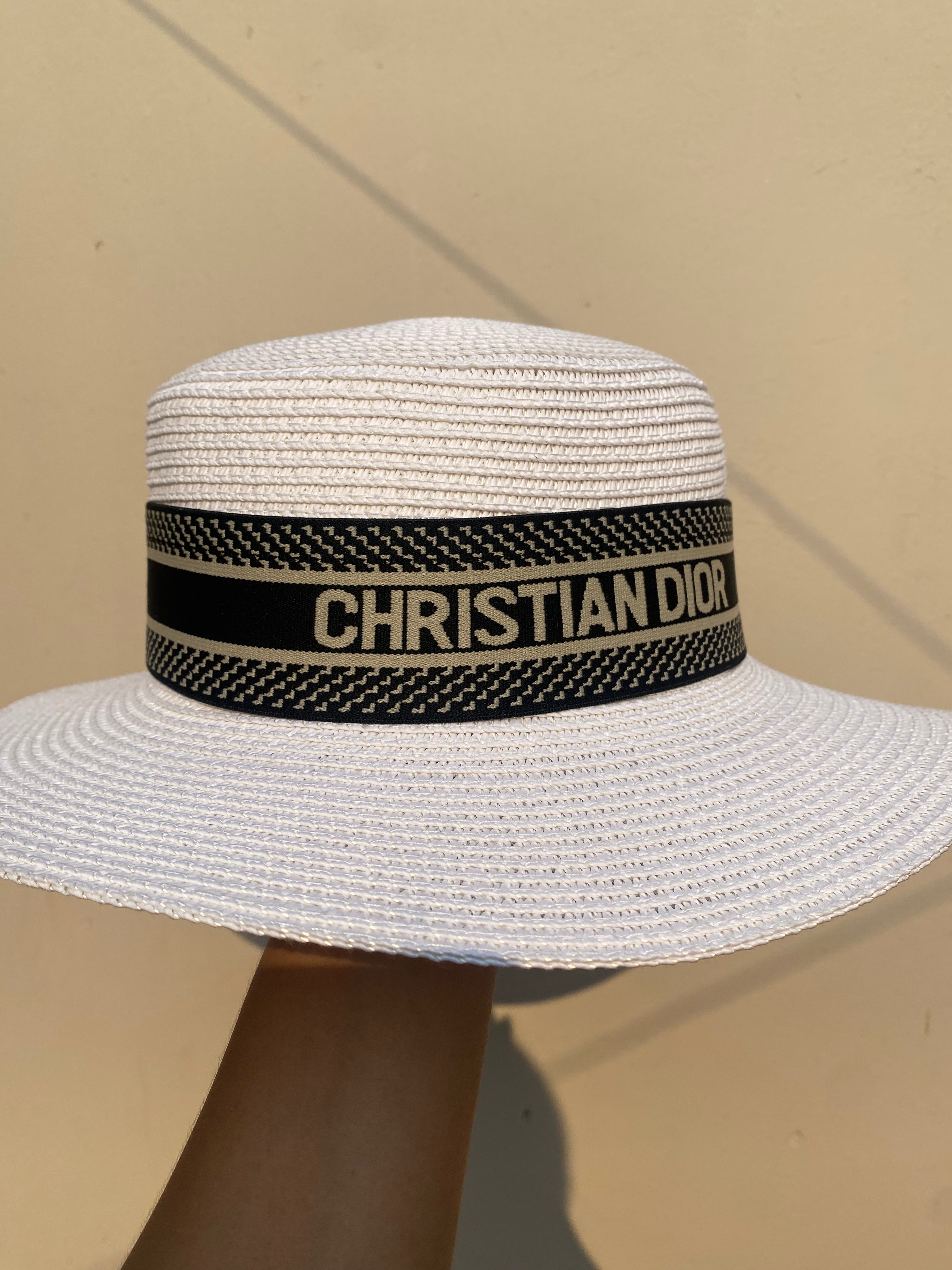Hat Dior Blanco