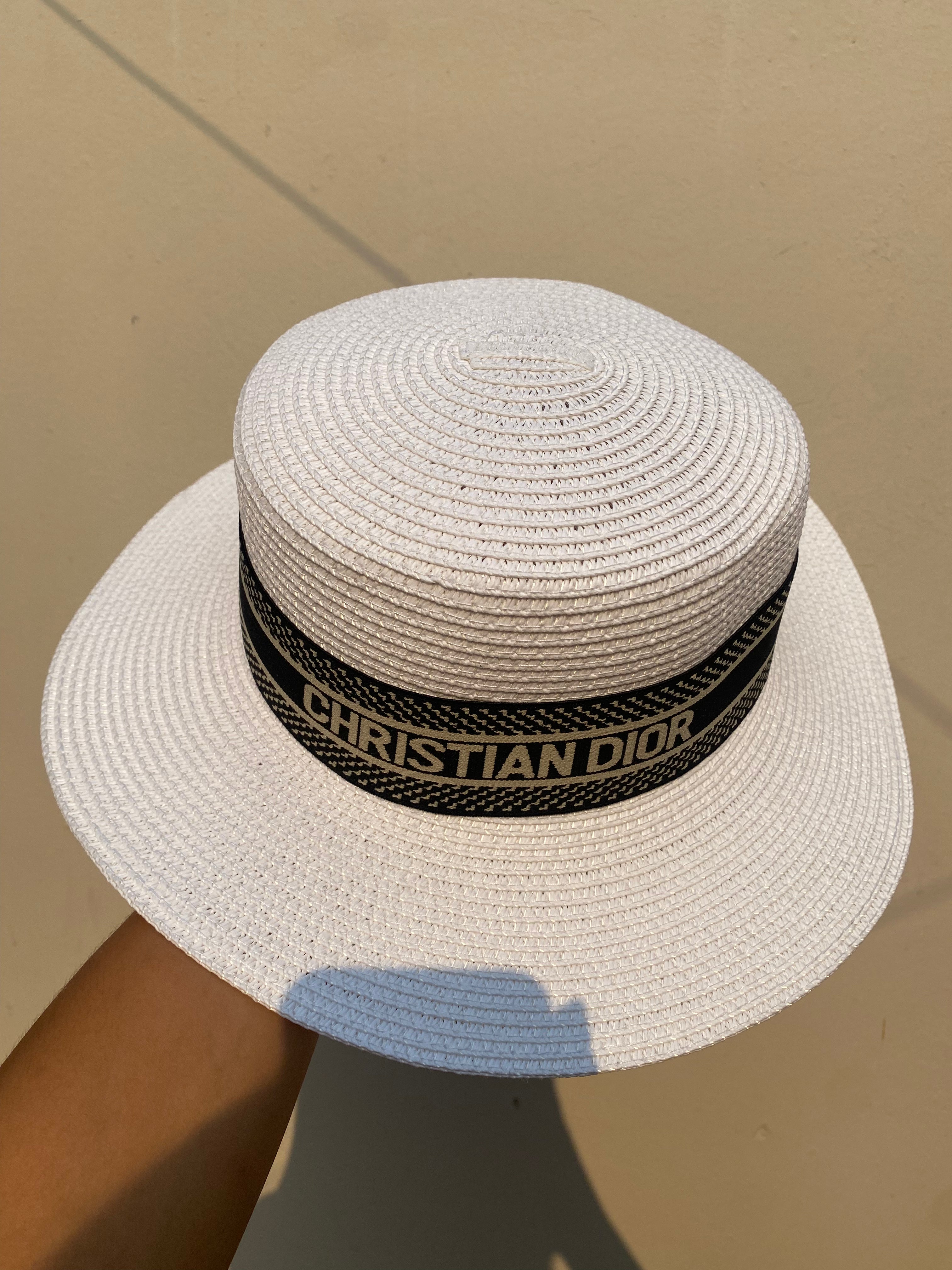 Hat Dior Blanco