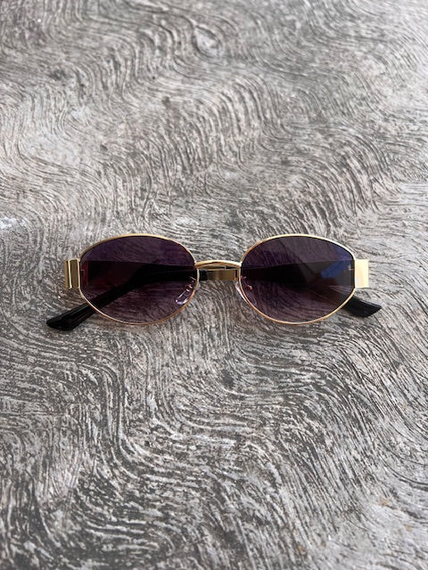 Lentes tipo Celine Morado y Gold