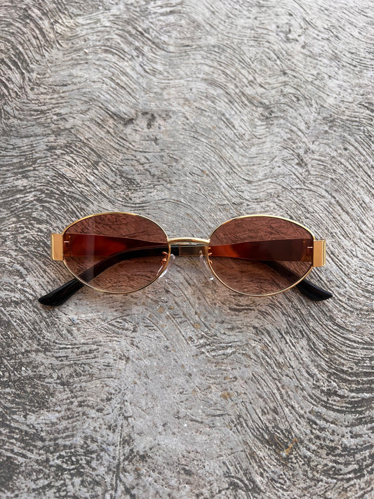 Lentes tipo Celine Cafe Traslucido