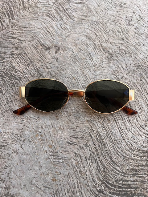 Lentes tipo Celine Verde Militar
