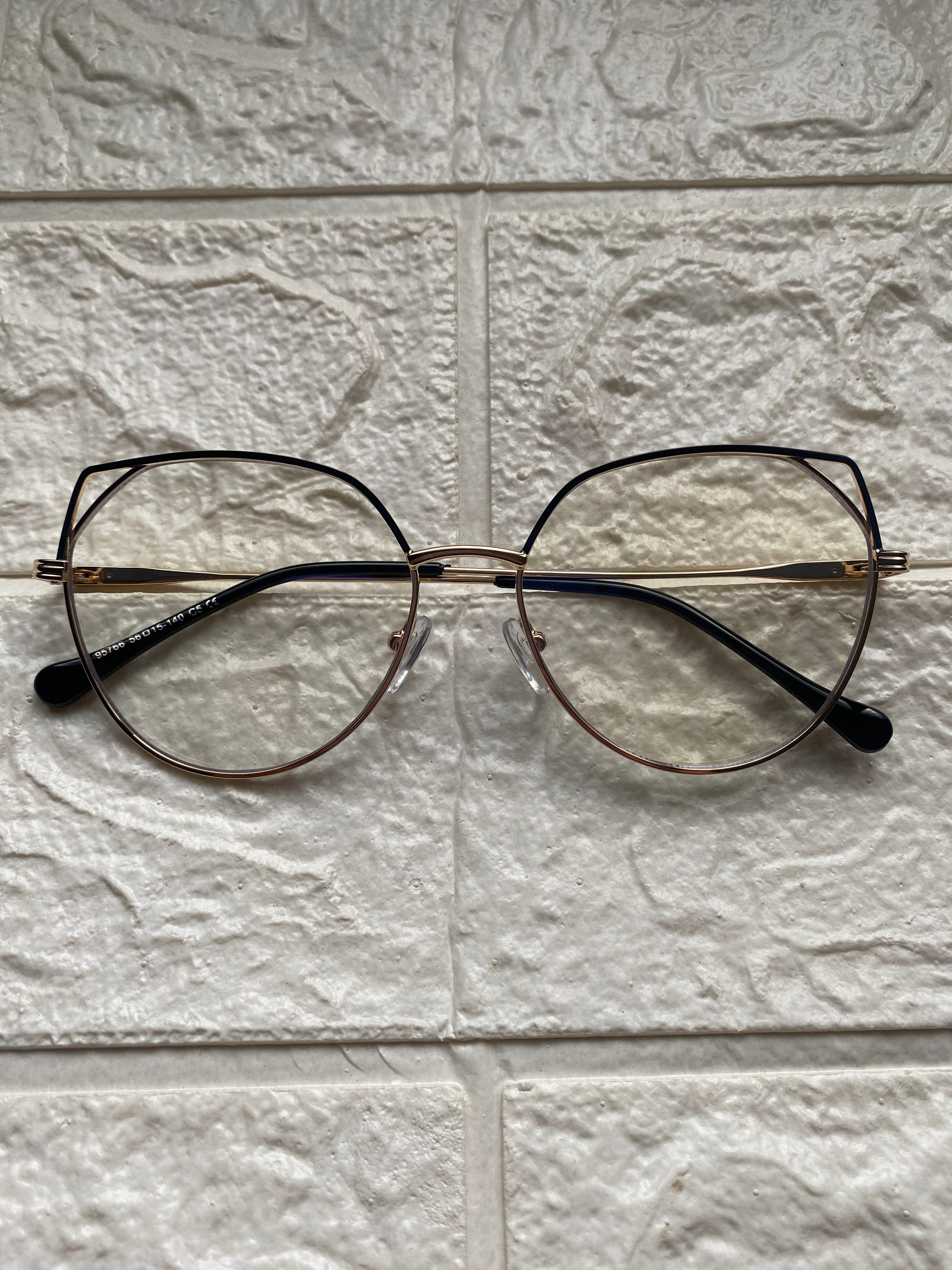 Lentes New Cat Eye Metal