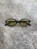 Lentes Miu Miu Ovalados Negros Con Verde