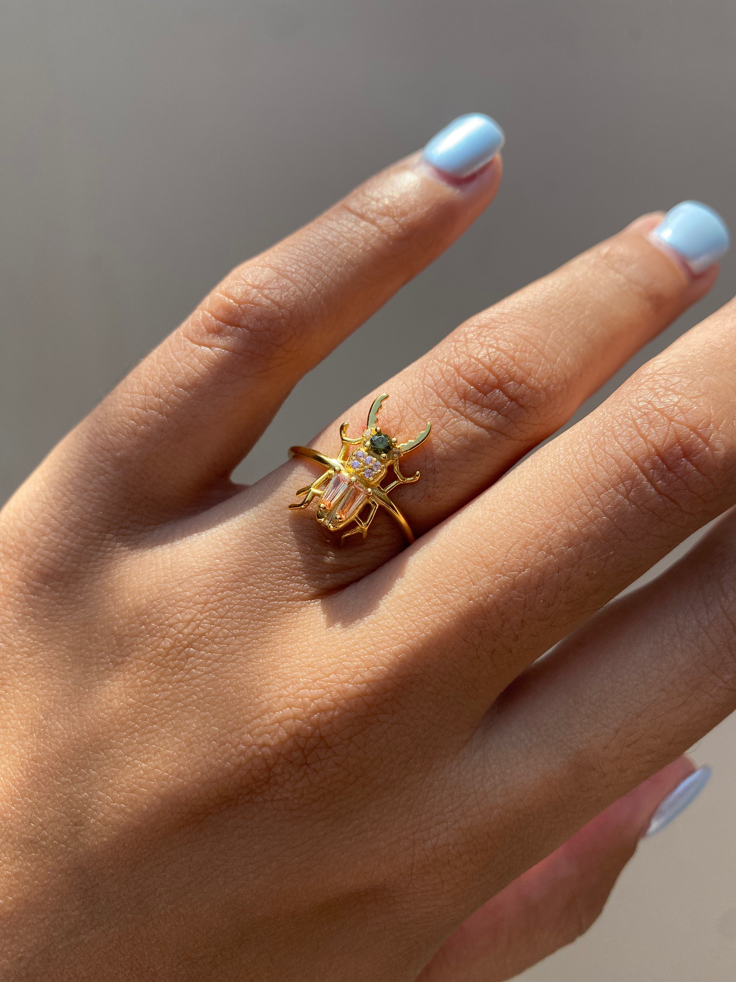 Anillo Escarabajo Ajustable