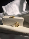 Mini Hoops Gold Bobas plane 6mm