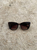 Lentes Cat Eye Tipo D&G Café Con Negro