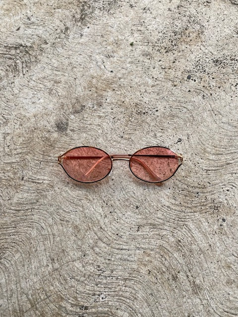 Lentes Tipo Miu Miu Ovalados Rosados