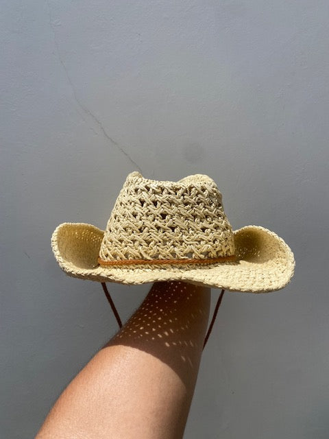 Sombrero Vaquero Con Cordón Khaki