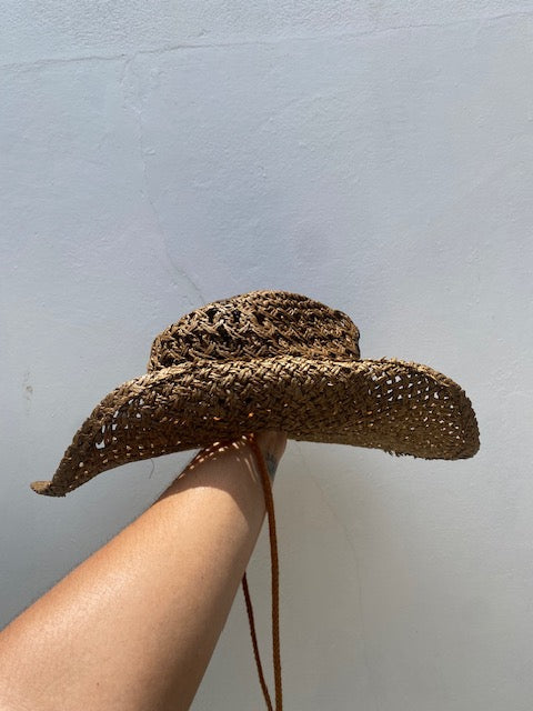 Sombrero Vaquero con Cordón Café