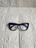 Lentes Cat Eye Todo Negro Comb