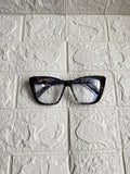 Lentes Cat Eye Todo Leopardo C/ Negro Comb