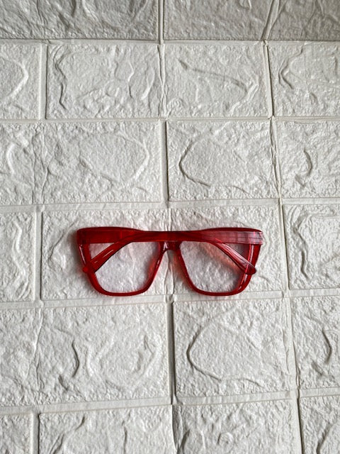 Lentes Cat Eye Todo Rojos Comb