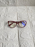 Lentes Acrilicos Skinny Rojos