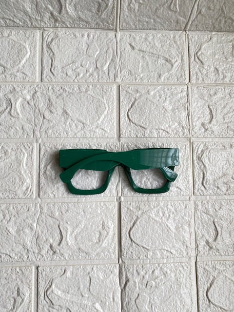 Lentes Cuadrados Gruesos Verdes