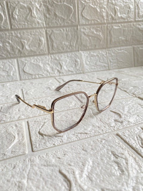 Lentes Semihexagonales Gris