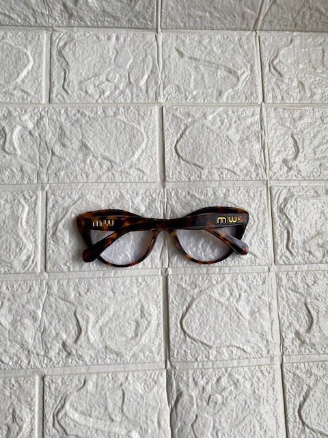 Lentes Cat Eye Miu Miu Leopardo