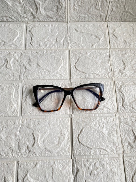 Lente Ojo de Gato Negros-Leopardo con Gold