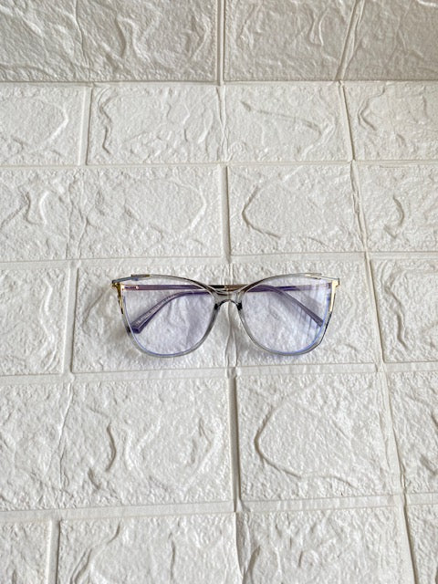 Lentes Cat Eye & Cuadrados Gris
