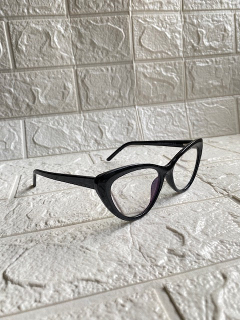 Lentes Cat Eye Negros Plane