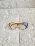 Lentes Cat Eye Khaki