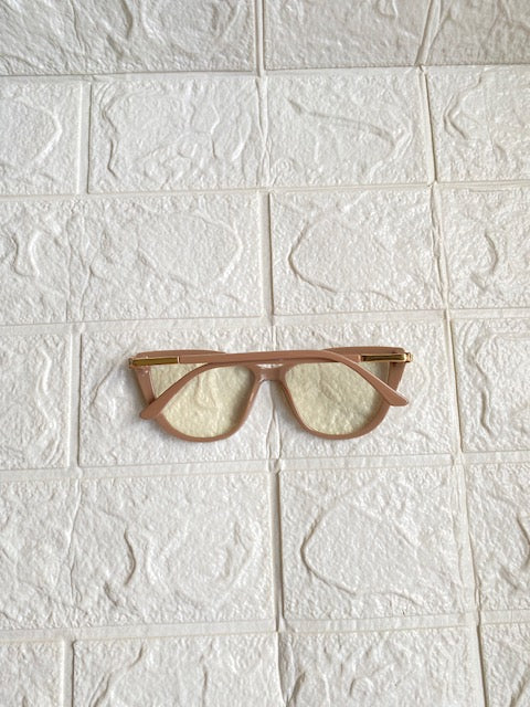 Lentes Cat Eye Khaki