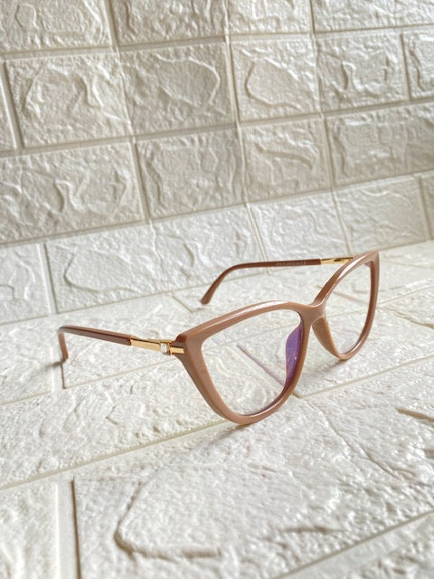 Lentes Cat Eye Khaki