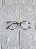 Lentes Semiredondos Café con Dorado