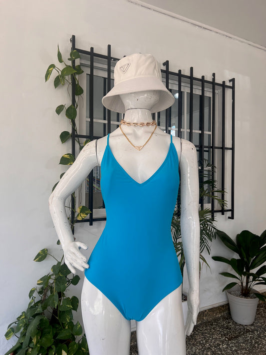 Traje de Baño 1 Pieza Azul Turquesa