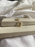 Mini Hoops Gold Perlitas 10mm