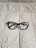 Lentes Cat Eye Marco Relieve Negros