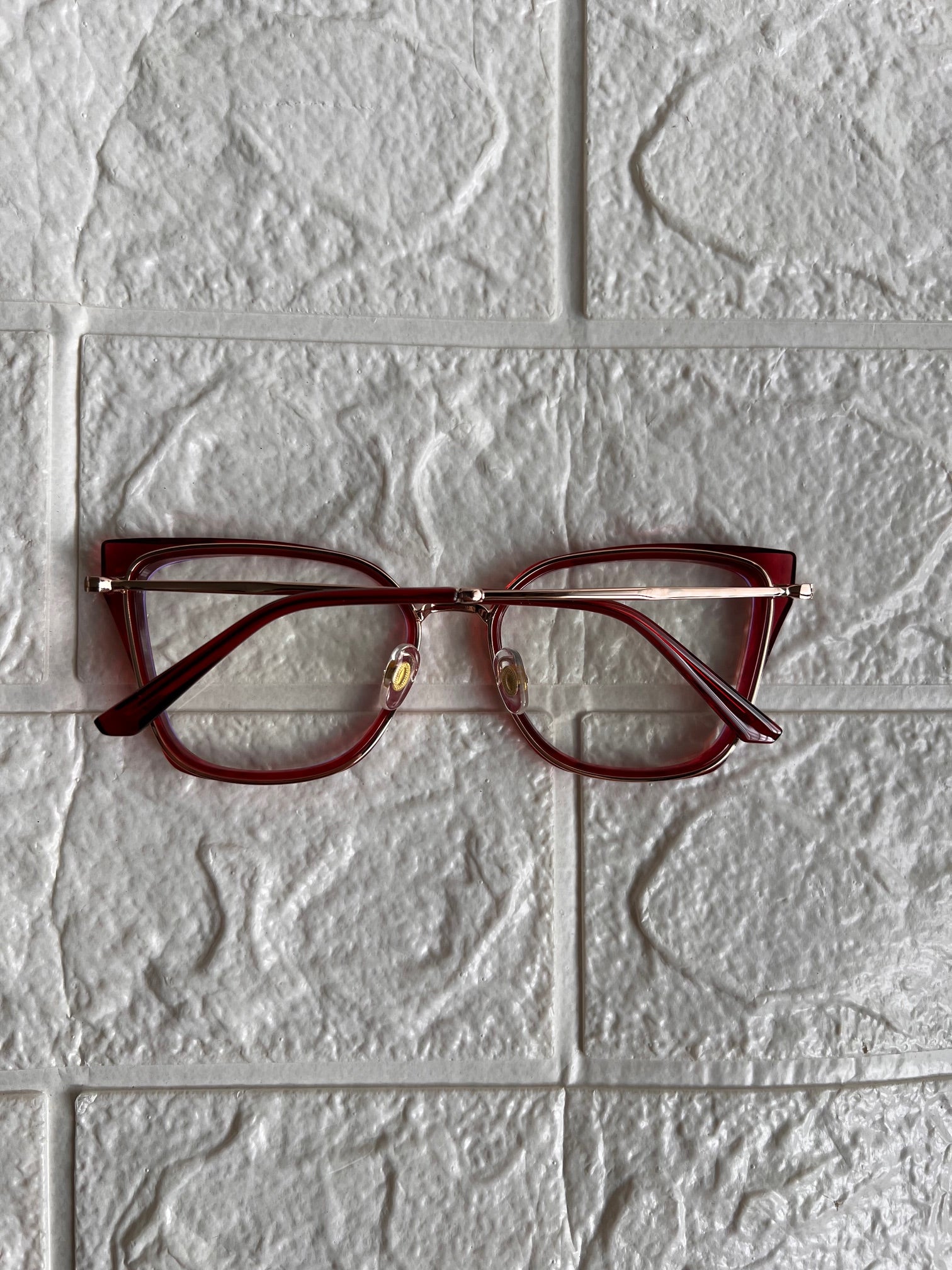 Lentes Cat Eye Marco Rojo