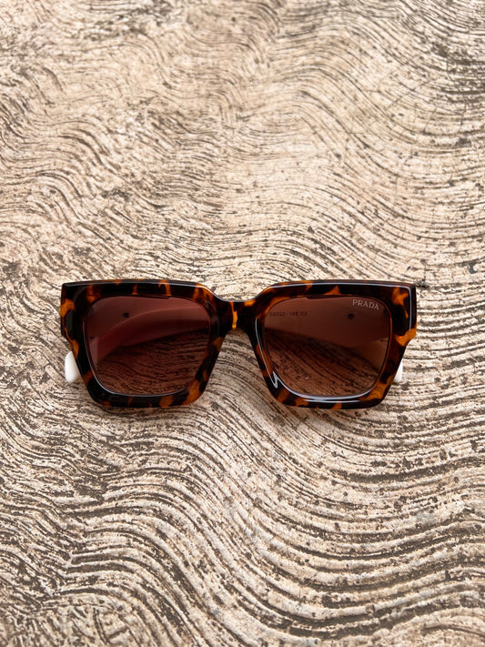 Lentes Prada Leopardo & blanco