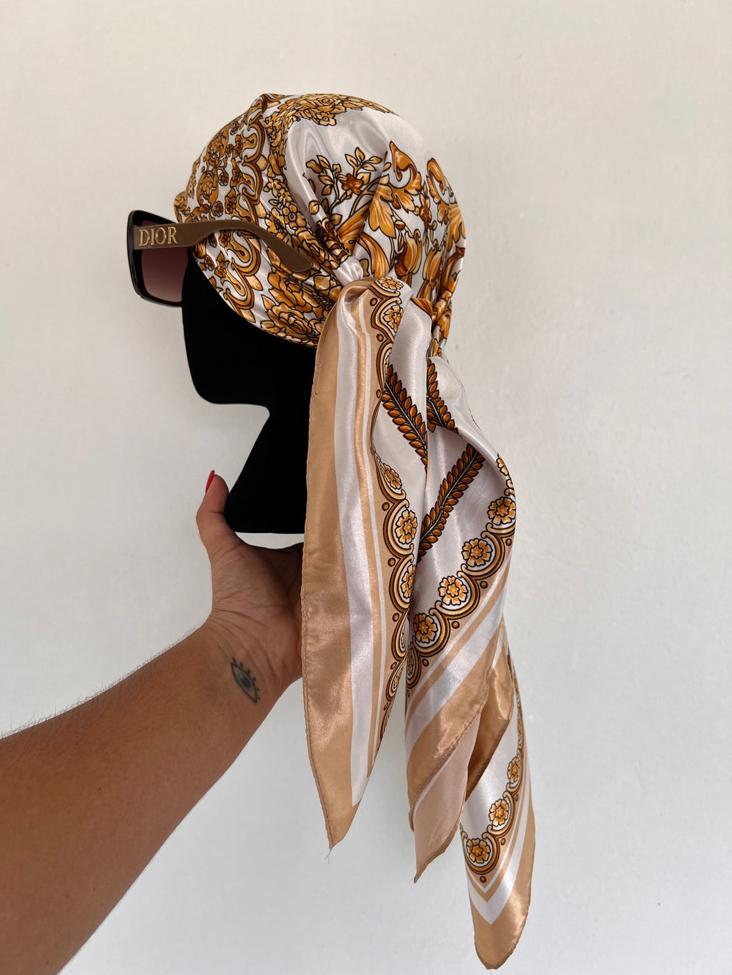 Bandana Beige & Gold