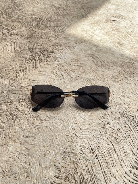 Lentes Tipo Miu Miu Pequeños Negros