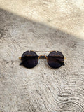 Lentes Tipo Cartier Redondos Negro Con Dorado