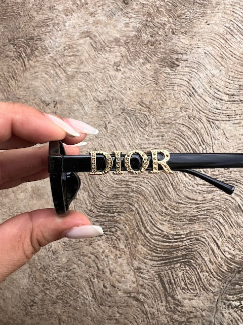 Lentes DIOR Ovalados Negros