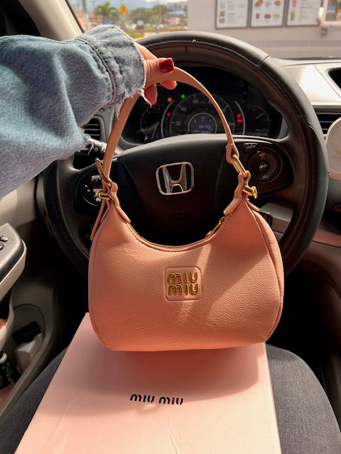 Cartera Miu Miu Beige Pequeña