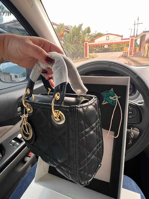 Cartera Lady Dior con Monedero y Llavero