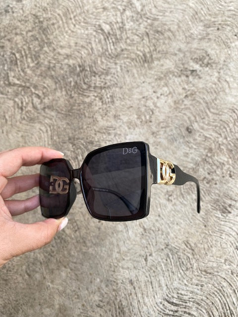 Lentes D&G Negros Cuadrados Grandes