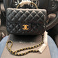 Cartera Chanel Negra c/ Dorado