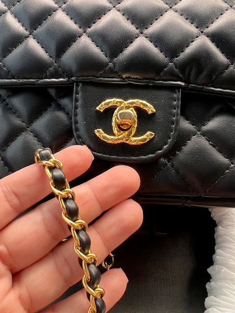 Cartera Chanel Negra c/ Dorado
