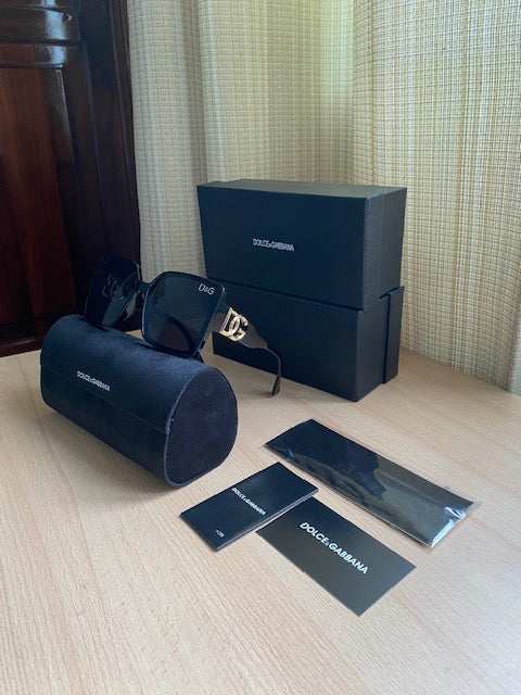 Lentes D&G Negros Cuadrados Grandes