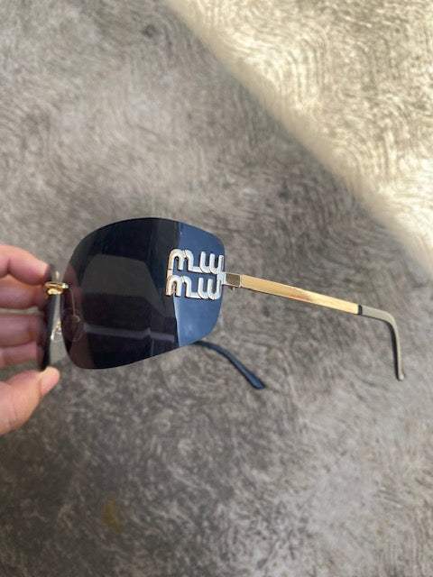 Lentes Tipo Miu Miu Vintage Negros